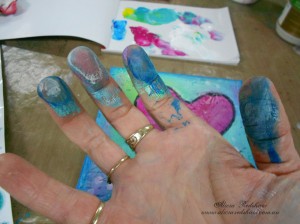 I Love U Canvas by Alicia Redshaw